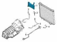 OEM 2010 Ford E-350 Super Duty Oil Cooler Diagram - 8C2Z-7A095-F