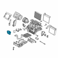 OEM Lincoln Evaporator Assembly Seal Diagram - BV6Z-19B588-A