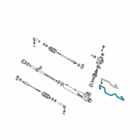 OEM 2005 Nissan Quest Tube Assy-Cylinder Diagram - 49542-CK000