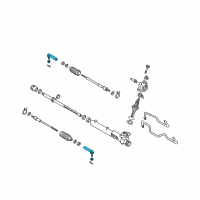 OEM 2005 Nissan Quest Socket Assembly-Tie Rod Outer Diagram - 48520-CK025