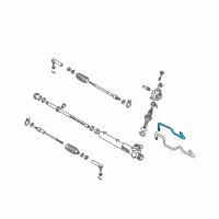 OEM 2009 Nissan Quest Tube Assy-Cylinder Diagram - 49541-CK000