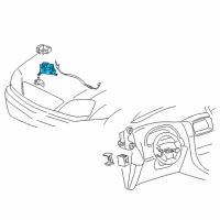 OEM Lexus Actuator Assy, Cruise Control Diagram - 88200-48010