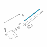 OEM 2016 BMW X3 Rear Wiper Blade Diagram - 61-62-7-213-241