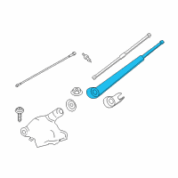 OEM 2016 BMW X3 Windshield Wiper Arm Diagram - 61-62-7-213-242