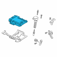 OEM 2018 Ford Special Service Police Sedan ECM Diagram - GG1Z-12A650-AANP