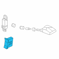 OEM 2020 Nissan GT-R Tpms Tire Pressure Monitoring Sensor Diagram - 40720-KJ10A