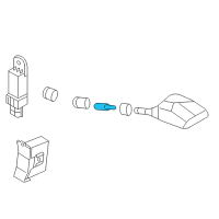 OEM 2017 Nissan GT-R Tpms Tire Pressure Monitoring Sensor Diagram - 40704-JA00A