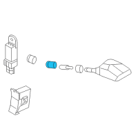 OEM 2019 Nissan GT-R Cap-Tire Pressure Sensor Diagram - 40703-KB50A