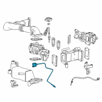 OEM 2016 Chevrolet Silverado 2500 HD Sensor Kit, Nitrogen Oxide (Position 1) Diagram - 19301328