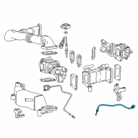 OEM 2008 Chevrolet Silverado 3500 HD SENSOR ASM, EXH TEMP (POSN 5) <DO NOT USE AFTER MY2020> Diagram - 19418898