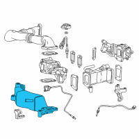 OEM 2015 Chevrolet Silverado 2500 HD Cooler Diagram - 12635707