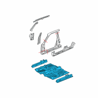 OEM 2003 Honda Civic Floor, FR. Diagram - 65100-S5D-A01ZZ