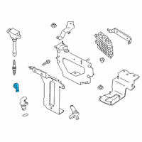 OEM 2020 Infiniti QX80 Knock Sensor Diagram - 22060-5ZM0A