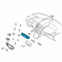 OEM 2018 Ford Escape Heater Control Diagram - GJ5Z-19980-D