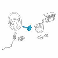 OEM 2008 Chevrolet Uplander Coil, Steering Wheel Airbag Diagram - 88963443