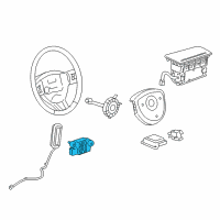 OEM Pontiac Front Sensor Diagram - 15126966