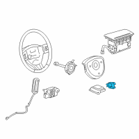 OEM Buick Terraza Sensor Asm-Inflator Restraint Side Imp Diagram - 15126968
