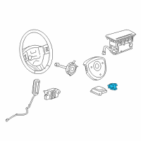 OEM Pontiac Montana Sensor Asm-Inflator Restraint Side Imp Diagram - 15126968