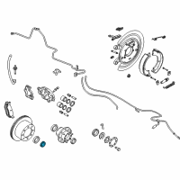 OEM Dodge Ram 1500 Wheel Bearing Diagram - 5086774AA