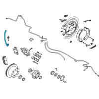 OEM 2006 Dodge Ram 2500 Hose-Brake Diagram - 52121118AD