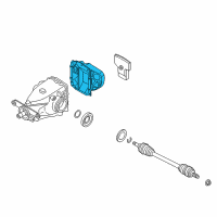 OEM 2013 BMW ActiveHybrid 3 Transmission Cover Diagram - 33-11-7-589-492