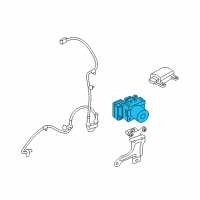 OEM Hyundai Brake Hydraulic Unit Assembly Diagram - 58920-2V450