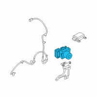 OEM Hyundai Veloster Brake Hydraulic Unit Assembly Diagram - 58920-2V450