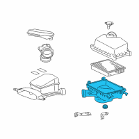 OEM Toyota Camry Air Cleaner Body Diagram - 17701-0V030