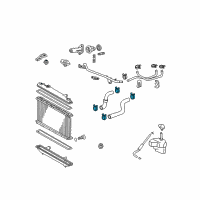 OEM Inlet Hose Clamp Diagram - 90467-37005