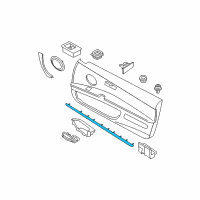 OEM 2007 BMW 335i Light Strip, Door, Front Right Diagram - 51-41-9-139-642