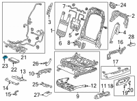 OEM 2022 Acura TLX HCS UNIT Diagram - 81289-TGV-A21