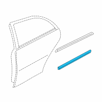 OEM 2004 Infiniti Q45 Moulding-Rear Door, LH Diagram - 82871-AR201