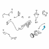 OEM 2014 BMW ActiveHybrid 7 Suction Hose Diagram - 32-41-6-799-933