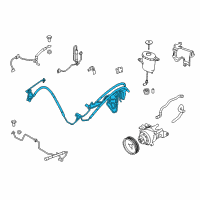 OEM 2012 BMW 535i xDrive Dynamic Drive 1St Part Expansion Hose Diagram - 32-41-6-853-946