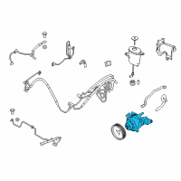 OEM BMW 535i GT Hydraulic Pump Diagram - 32-41-4-076-312