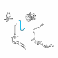 OEM 2019 Toyota Tundra Reservoir Hose Diagram - 44348-0C060