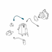 OEM BMW 535i GT Oxygen Sensor Front Diagram - 11-78-7-570-760