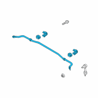 OEM Hyundai Sonata Bar Assembly-Rear Stabilizer Diagram - 55510-3S001