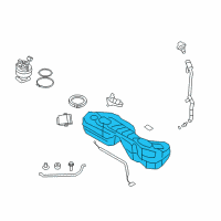 OEM 2011 BMW 128i Plastic Fuel Tank Diagram - 16-11-7-190-559