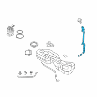 OEM 2010 BMW 128i Filler Pipe Diagram - 16-11-7-200-463