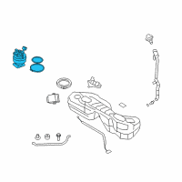 OEM 2011 BMW 128i Fuel Pump, Right Diagram - 16-14-7-194-207