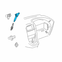 OEM Lexus RX300 Ignition Coil Assembly Diagram - 90919-02234