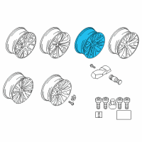 OEM 2010 BMW 750Li Light Alloy Rim Diagram - 36-11-6-777-777