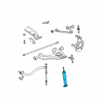 OEM 2004 Cadillac Escalade Front Shock Absorber Diagram - 15770188