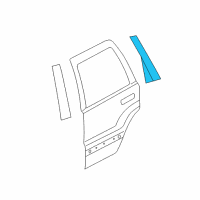 OEM 2018 Dodge Durango APPLIQUE-Rear Door Diagram - 55399298AC