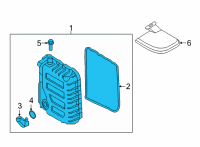 OEM 2022 Kia K5 Pan Assembly-Ata Oil Diagram - 452804G610