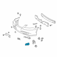 OEM 2011 Lexus HS250h Sensor, Ultrasonic, NO.1 Diagram - 89341-33110-D4