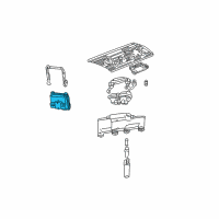 OEM 1996 Oldsmobile Cutlass Ciera EEC Module Diagram - 16215830