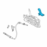 OEM Cadillac Shift Knob Diagram - 23460364