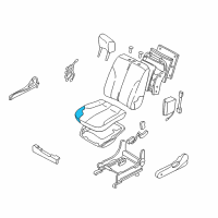 OEM 2002 Nissan Maxima Pad-Front Seat Cushion Diagram - 87311-5Y560